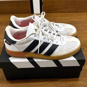 Adidas Training Spezial White and Black  with Gum Sole